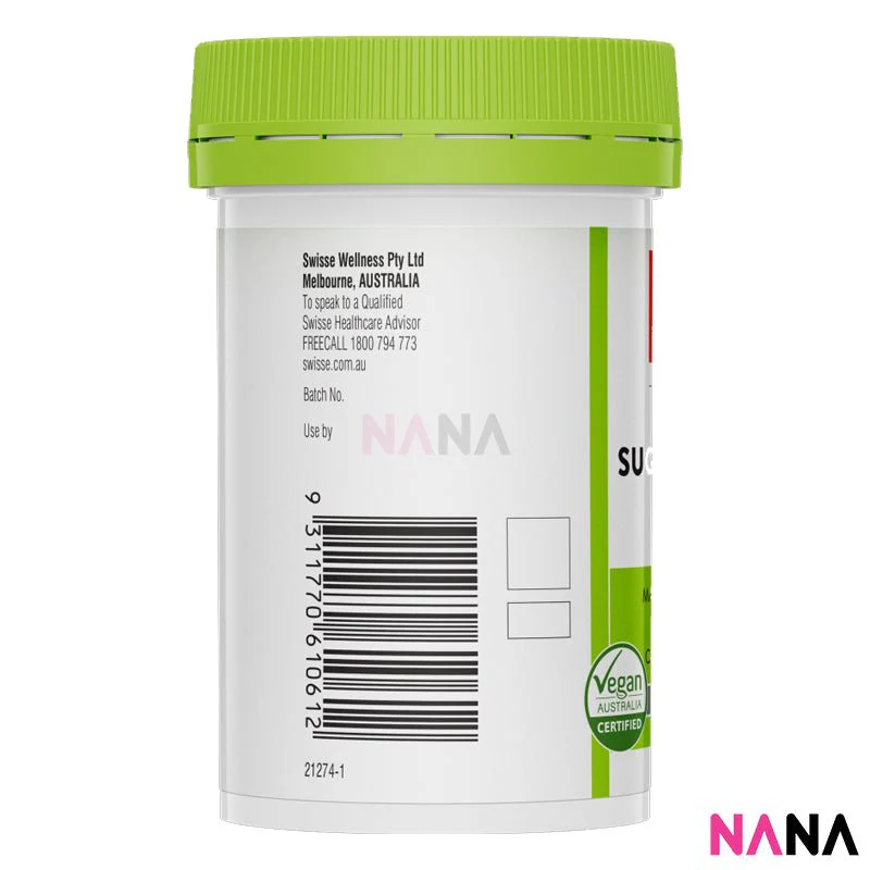 Swisse Ultiboost Sugar Metabolism+ Energy 90 Film Coated Tablets - Image 4