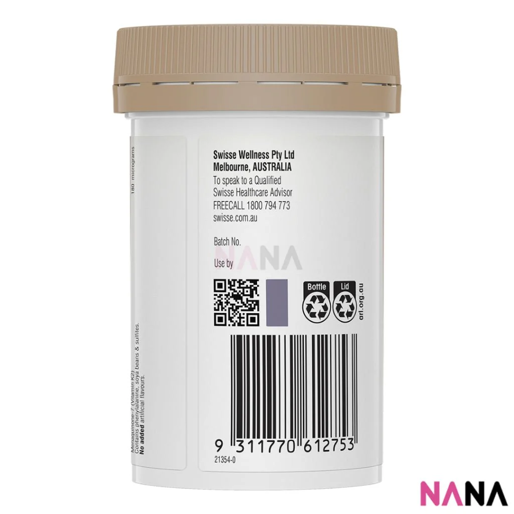 Swisse Ultiboost Vitamin K2 60 Mini Soft Capsules - Image 3