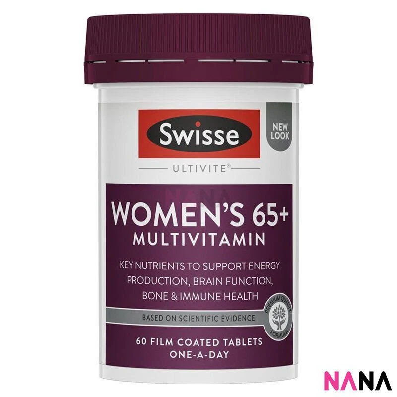 Swisse Ultivite Multivitamin Couple's Pack for 65+ (Women 60Tablets + Men 60Tablets) - Image 2