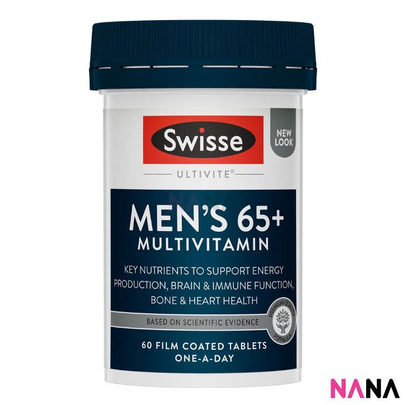 Swisse Ultivite Multivitamin Couple's Pack for 65+ (Women 60Tablets + Men 60Tablets) - Image 3