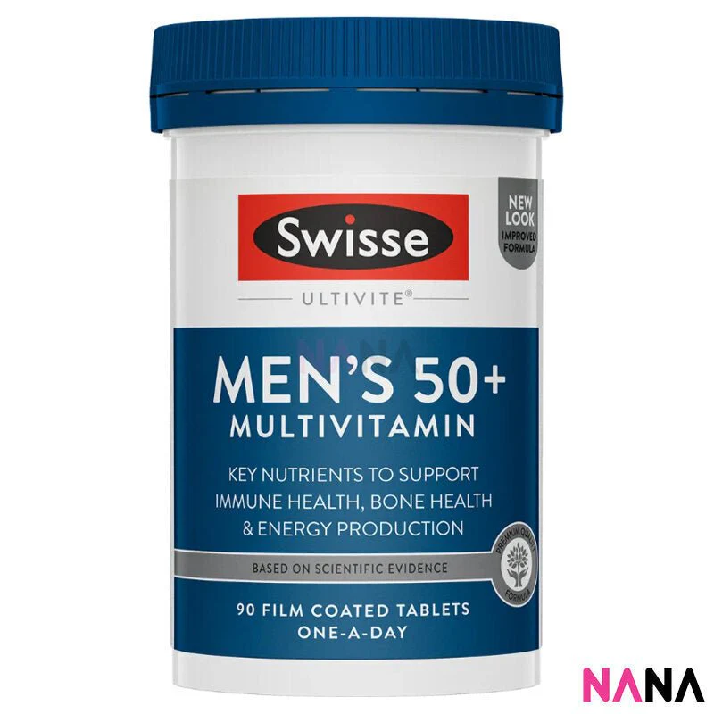 Swisse Ultivite Multivitamin Couple's Pack for Men & Women 50+ (90 Tablets + 90 Tablets) - Image 3