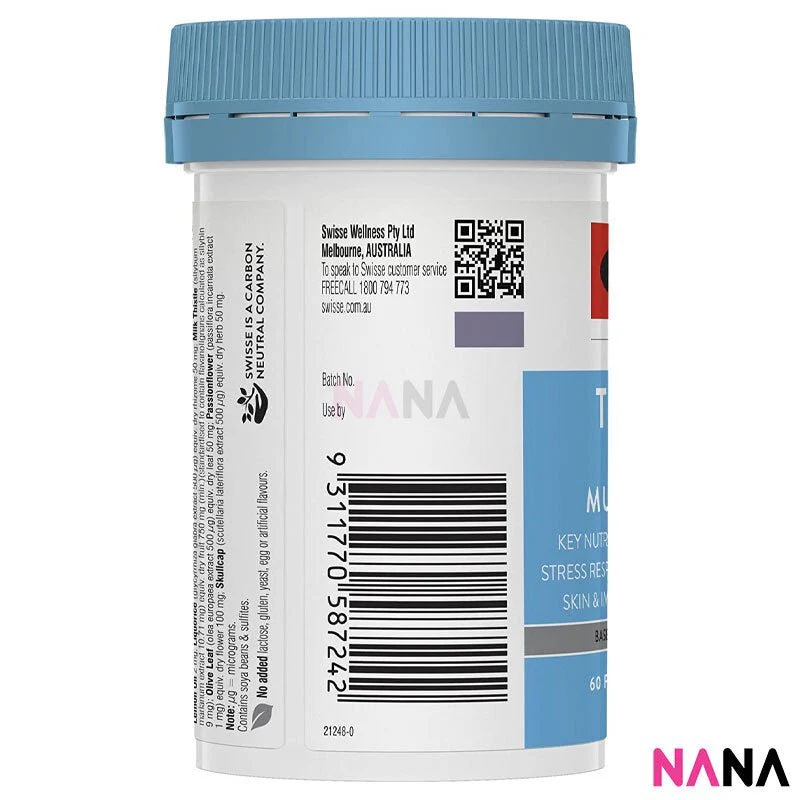 Swisse Ultivite Teenage Men’s Multivitamin 60 Tablets - Image 3