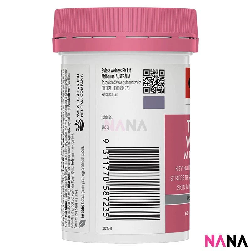 Swisse Ultivite Teenage Women's Multivitamin 60 Tablets - Image 3