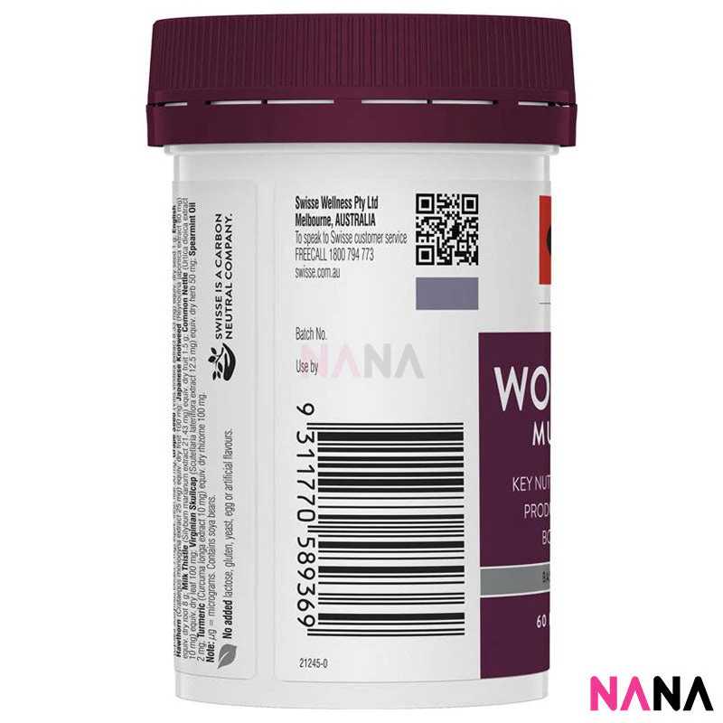 Swisse Womens 65+ Multivitamin 60 Tablets - Image 4