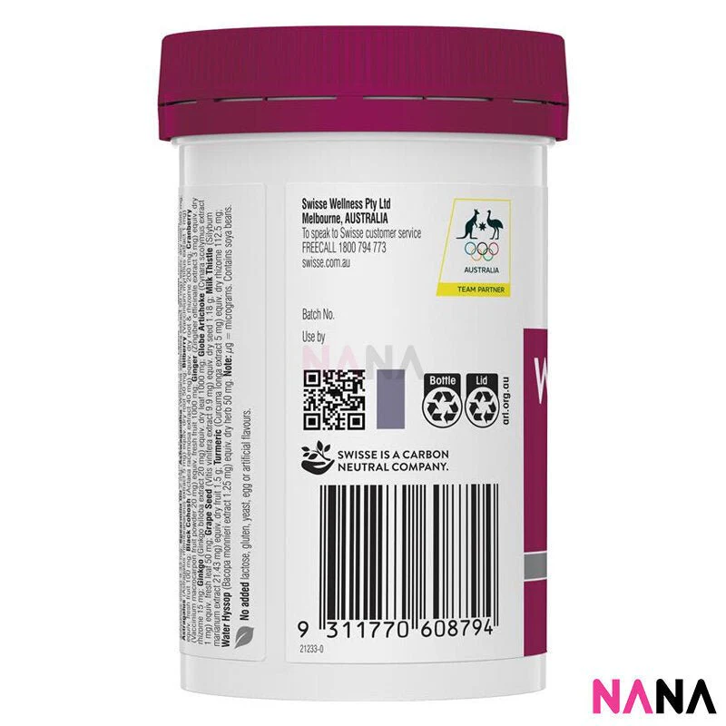 Swisse Ultivite Women's 50+ Multivitamin 90 Tablets - Image 3