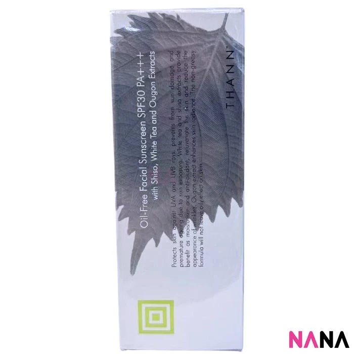 Thann Oil Free Facial Sunscreen SPF30 PA+++ With Shiso And White Tea Extracts 40g - Image 2