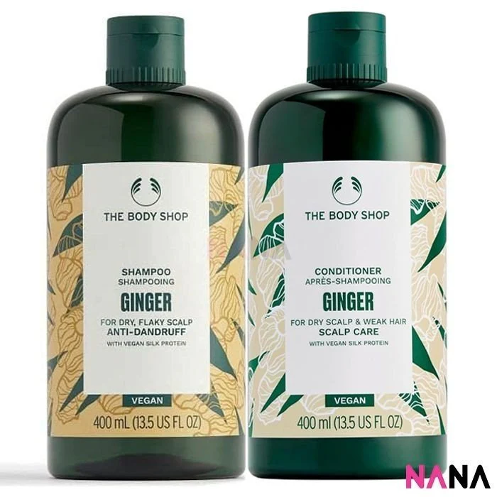 The Body Shop Ginger Anti-dandruff Shampoo Large 400ml + Ginger Scalp Care Conditioner 400ml - Image 4