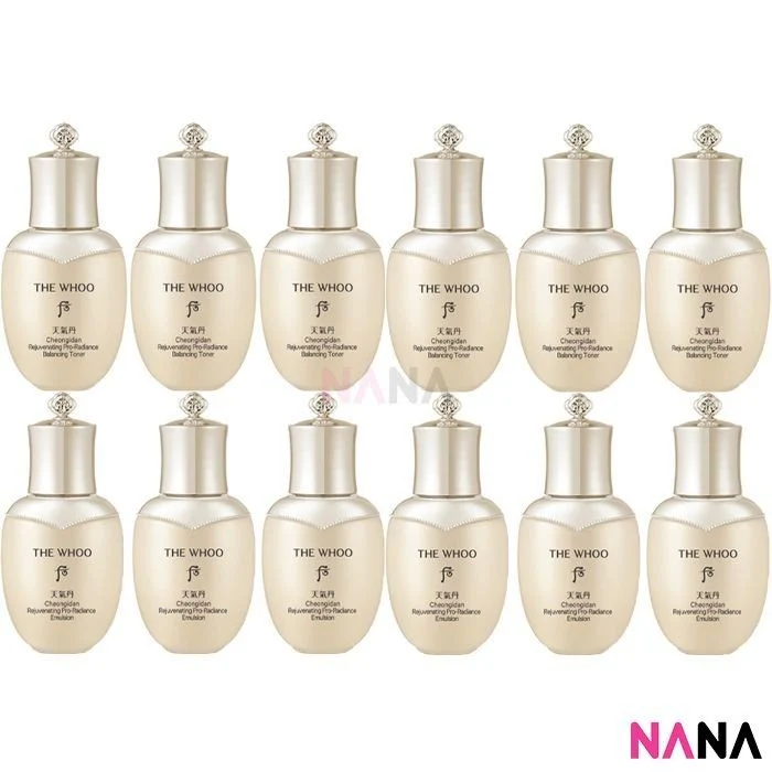 The History Of Whoo Cheongidan Rejuvenating Pro-Radiance Base Set Sample Pack (Balancer 25ml + Emulsion 25ml) x 3/6 - Image 4