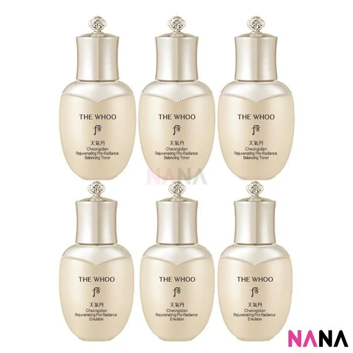 The History Of Whoo Cheongidan Rejuvenating Pro-Radiance Base Set Sample Pack (Balancer 25ml + Emulsion 25ml) x 3/6 - Image 5