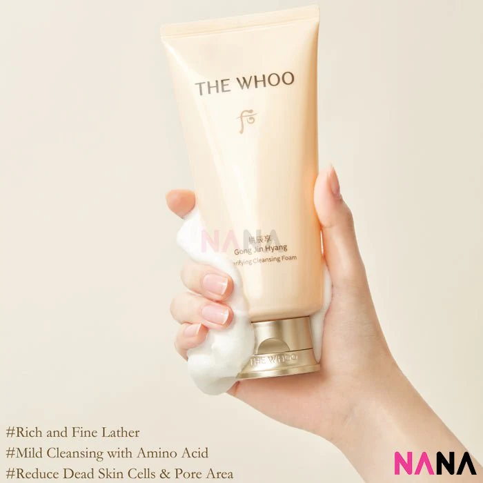 The History of Whoo Gongjinhyang Firming Clarifying Cleansing Foam 180ml - Image 4