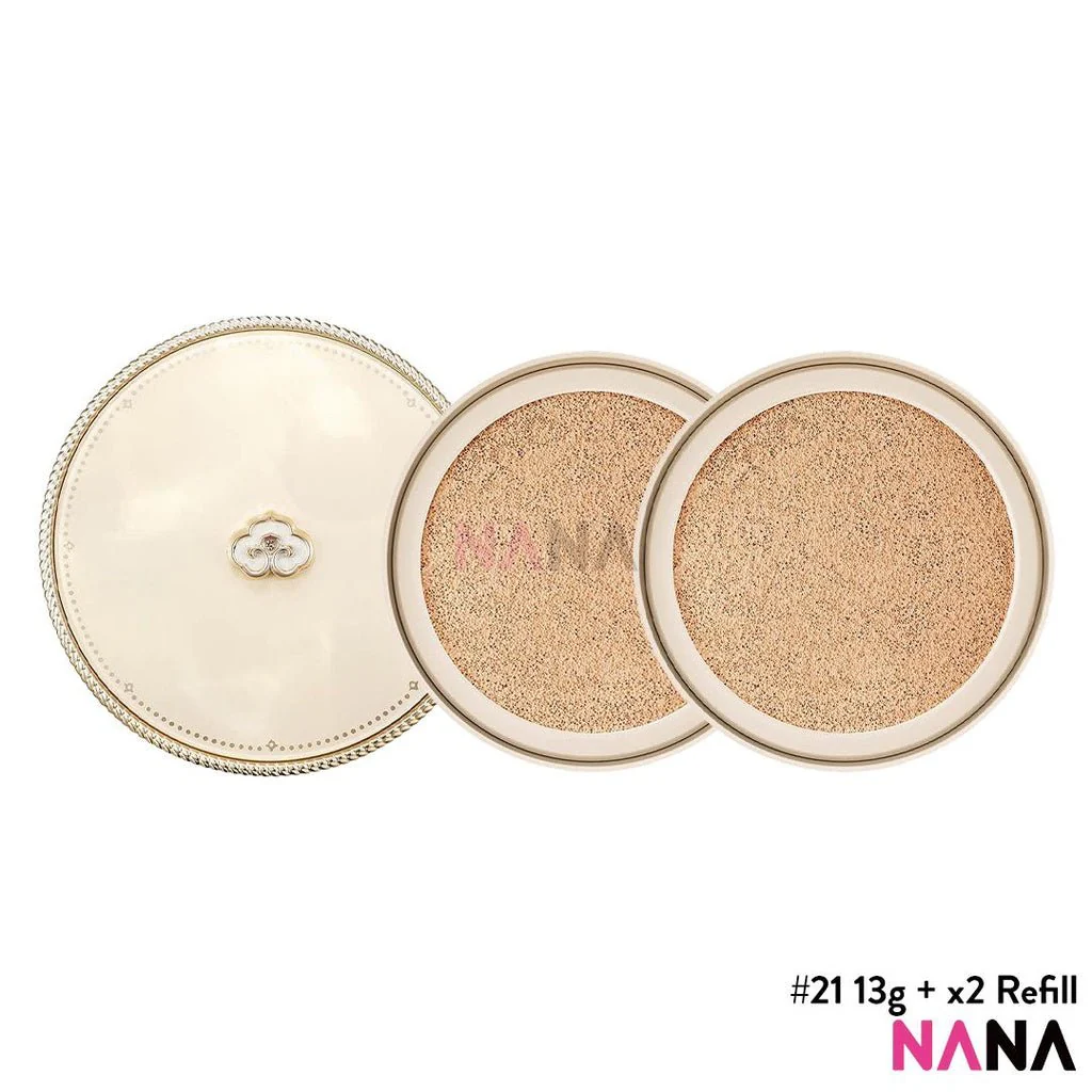 The Whoo Gongjinhyang Mi: Luxury Golden Cushion Glow SPF 50+ PA+++ #21 13g + 13gx2 (Refill) - Image 3