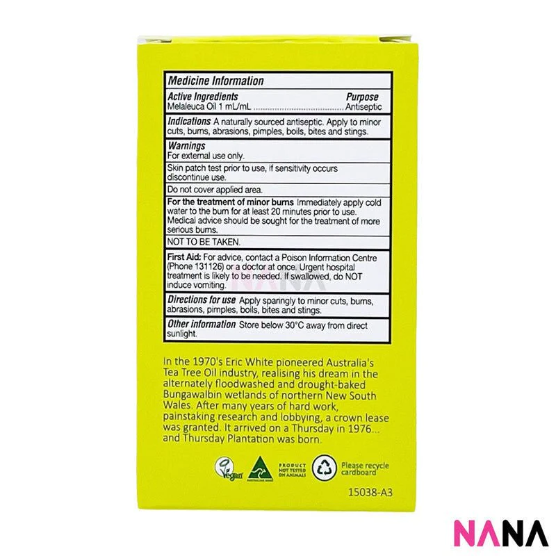 Thursday Plantation Tea Tree Oil 100% Pure 50ml - Image 4