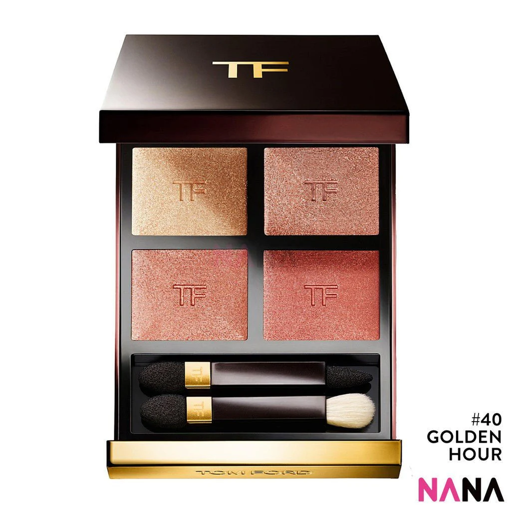 Tom Ford Eye Color Quad [#01 Golden Mink 10g, #04 Honey Moon 10g, #20 Disco Dust 10g, #30 Insolent Rose 10g, #31 Sous Le Sable 9g, #35 Rose Topaz 9g, #40 Golden Hour 6g, #41 Peach Dawn 6g, #42 Hazy Sensuality 6g] - Image 13