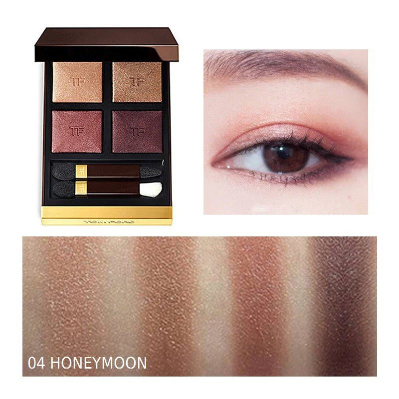 Tom Ford Eye Color Quad [#01 Golden Mink 10g, #04 Honey Moon 10g, #20 Disco Dust 10g, #30 Insolent Rose 10g, #31 Sous Le Sable 9g, #35 Rose Topaz 9g, #40 Golden Hour 6g, #41 Peach Dawn 6g, #42 Hazy Sensuality 6g] - Image 4