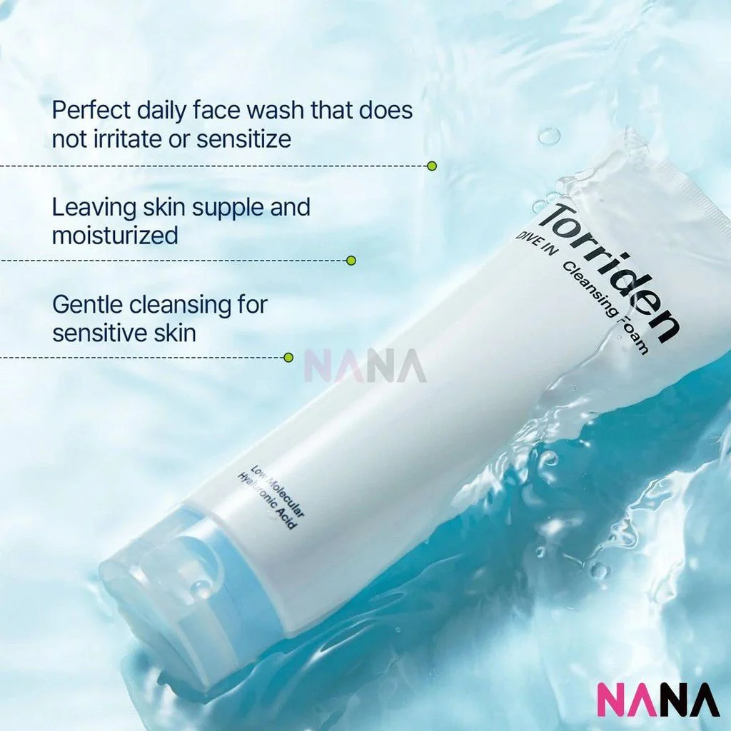 Torriden Dive In Low Molecular Hyaluronic Acid Cleansing Foam 150ml - Image 6