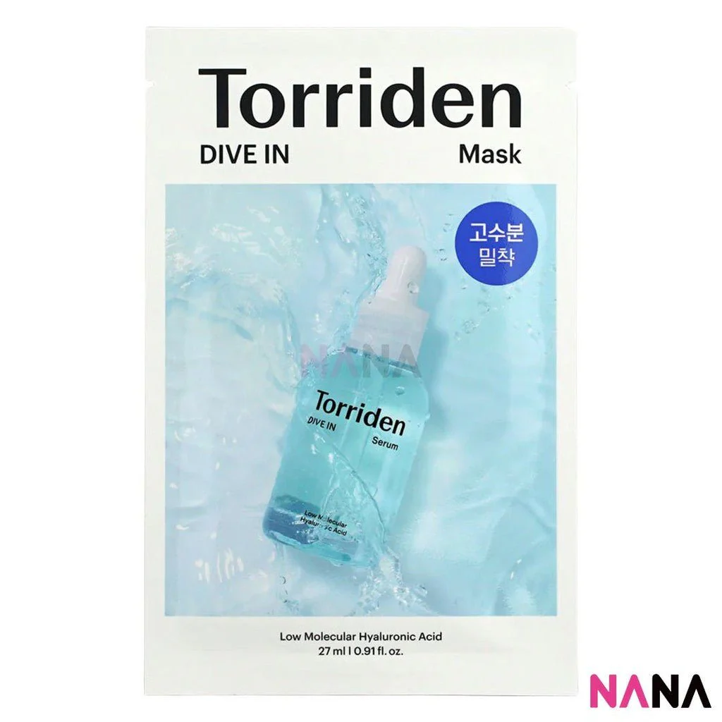 Torriden Dive In Low Molecular Hyaluronic Acid Mask Deep Hydration 10sheets/box - Image 3