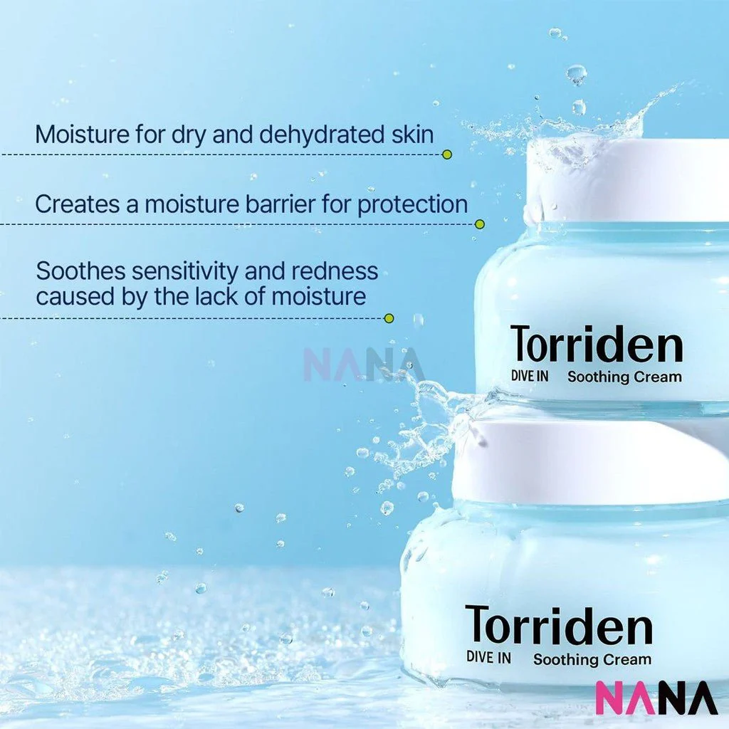 Torriden Dive In Low Molecular Hyaluronic Acid Soothing Cream 100ml - Image 6