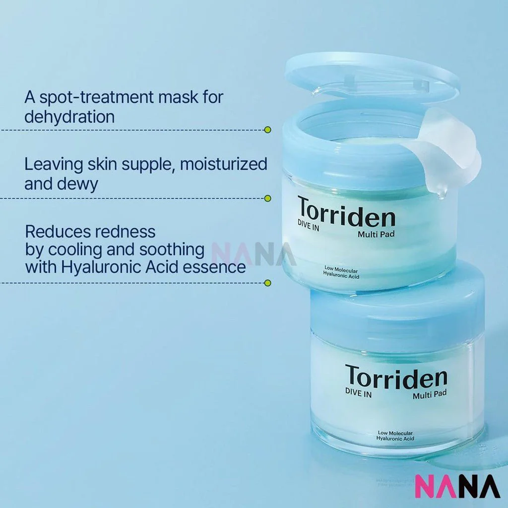 Torriden Dive In Low Molecular Hyaluronic Acid Toner Pad 80sheets - Image 5