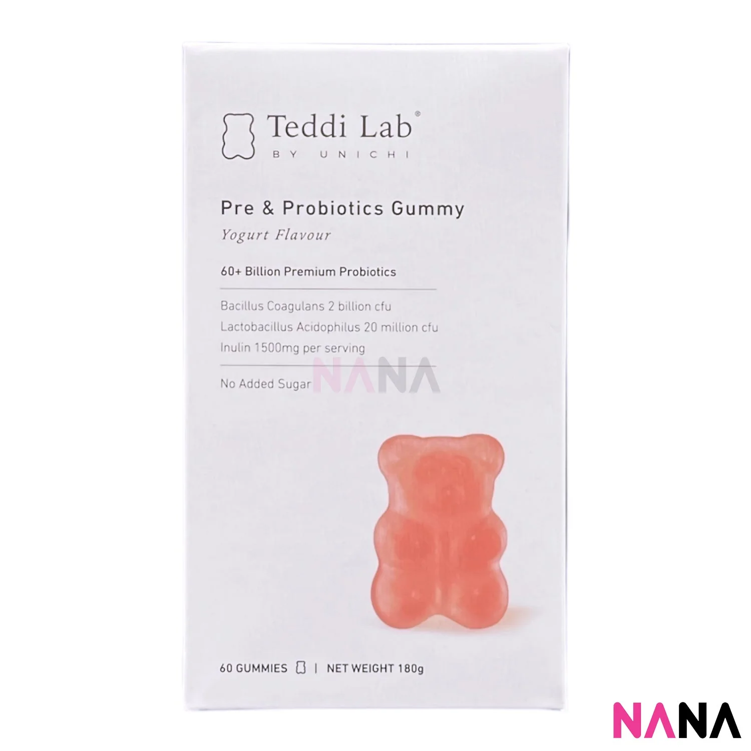 Unichi Teddi Lab Gummy Bear Set (Pre & Probiotics + Rose Collagen) - Image 3