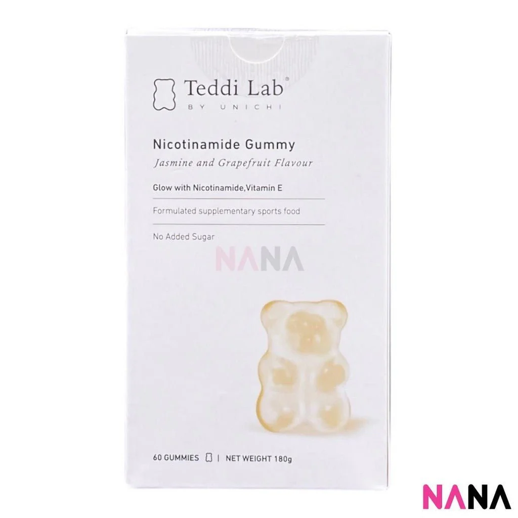 Unichi Teddi Lab Skin Glow Set: Rose Collagen Gummy + Nicotinamide Gummy (60 + 60 Gummies ) - Image 2