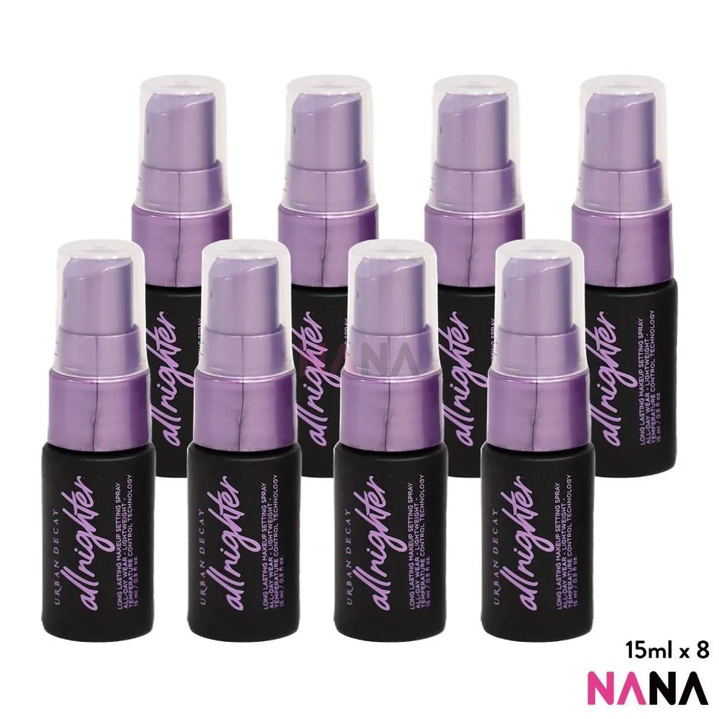 URBAN DECAY All Nighter Waterproof Makeup Setting Spray Sample Pack (15ml x 8/4) - Image 4