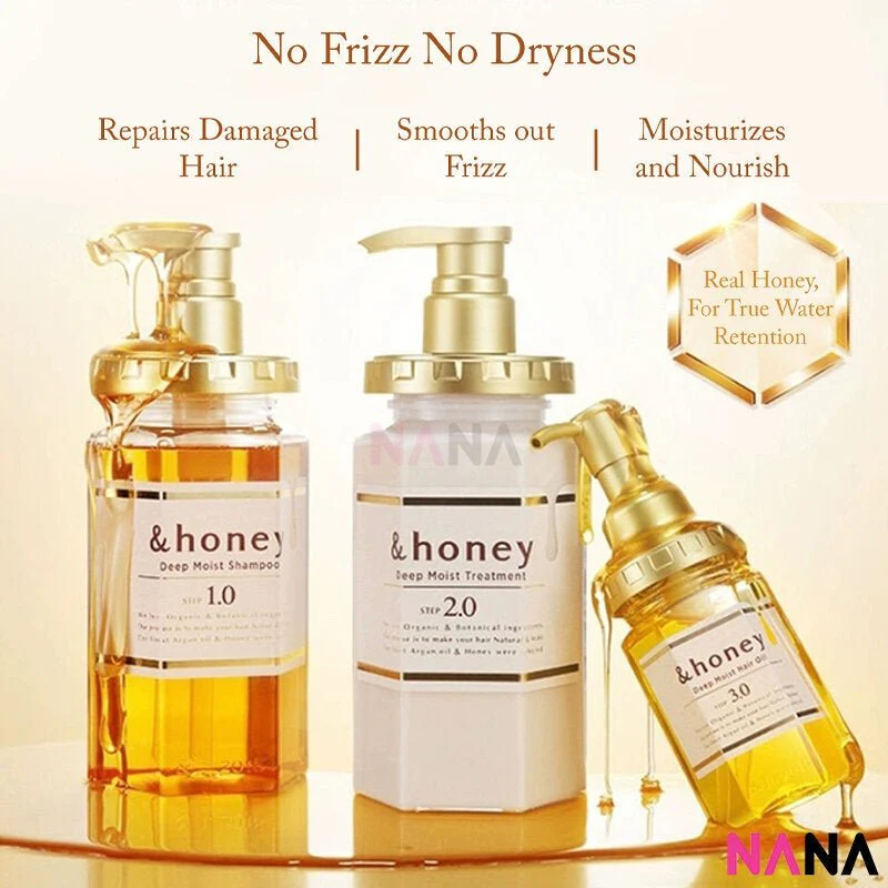 VICREA & Honey Deep Moist Hair Oil Step 3.0 100ml - Image 3