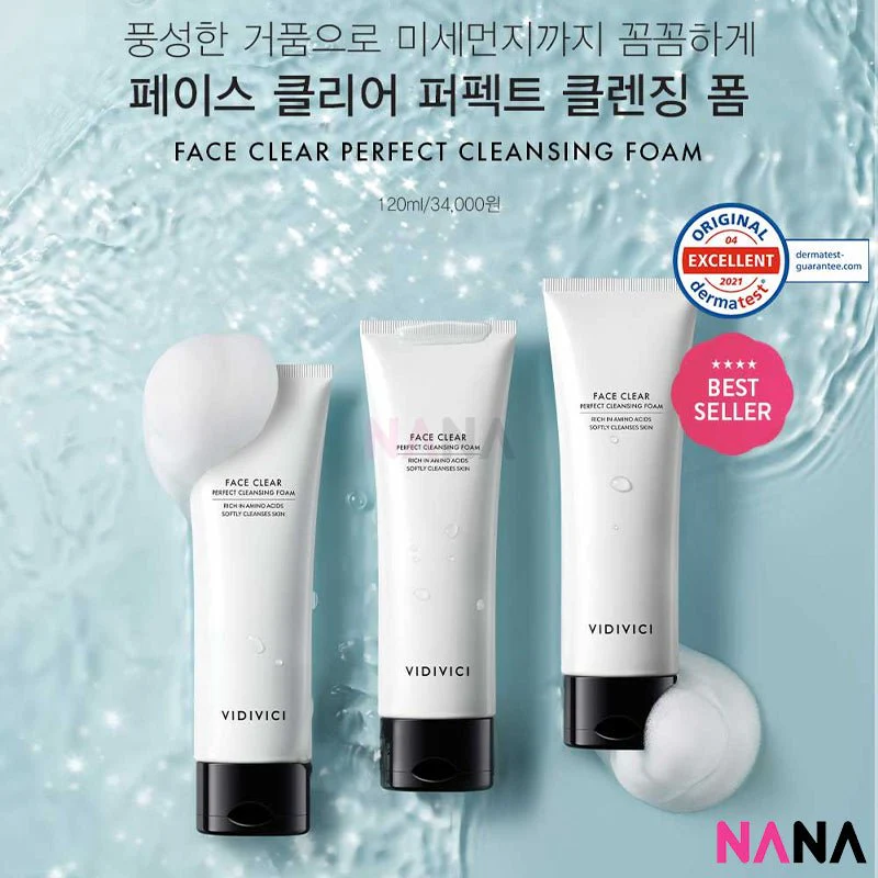Vidivici Face Clear Perfect Cleansing Foam 120ml - Image 3