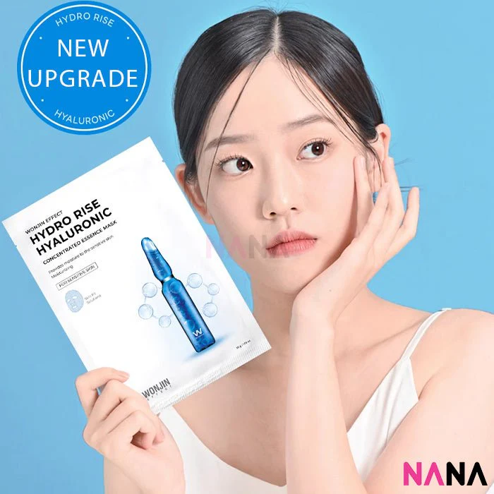 Wonjin Effect Hydro Rise Hyaluronic Concentrated Essence Mask 10pc - Image 3