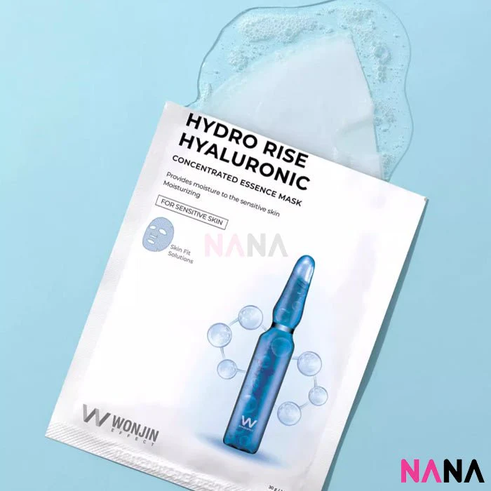 Wonjin Effect Hydro Rise Hyaluronic Concentrated Essence Mask 10pc - Image 5