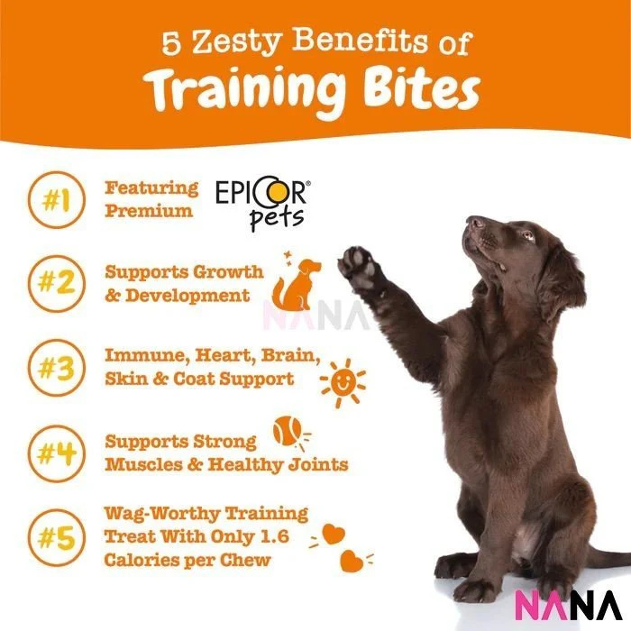 Zesty Paws All In One Training Bites - Peanut Butter Flavor 8oz/226g - Image 3