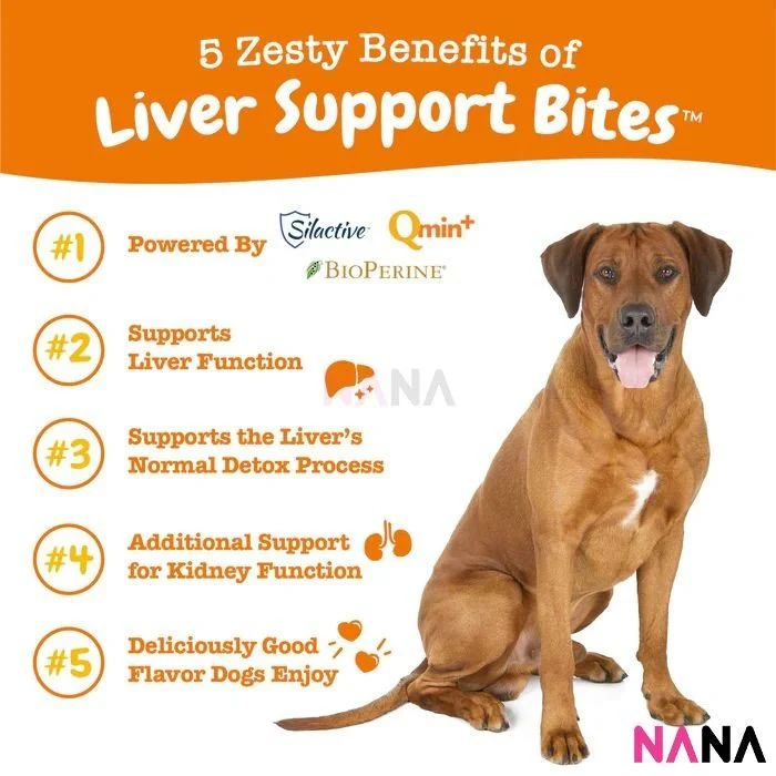Zesty Paws Liver Support Bites - Chicken Flavor 90 Soft Chews - Image 3