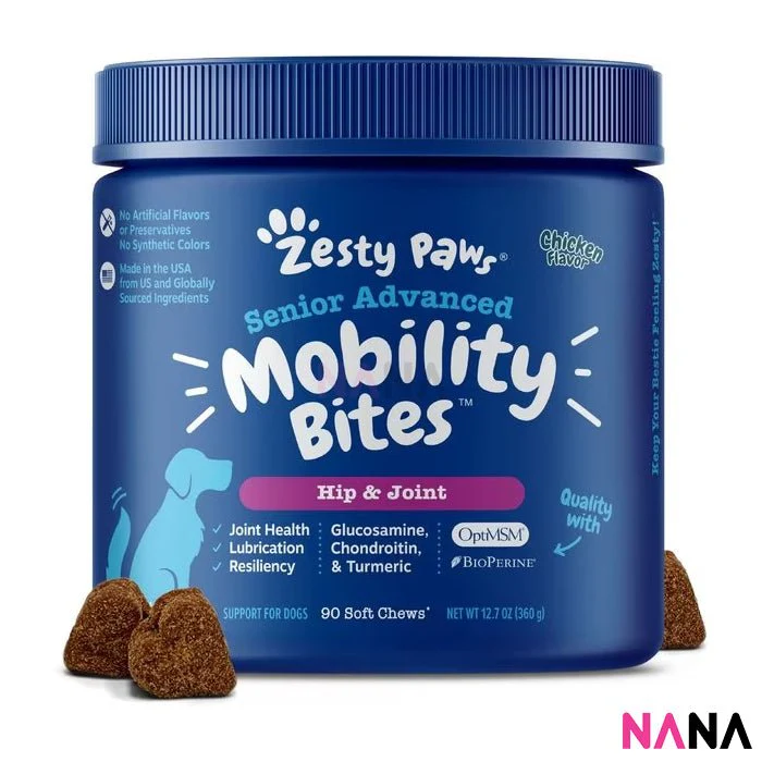 Zesty Paws Premium Quality Cat and Dog Supplements Bites Soft Chews (8-in-1 Multifunctional, Senior Dogs Advanced 11-in-1, Aller-Immune, Probiotic, Calming, Mobility, Omega, Salmon, Cranberry Bladder, Stay Green, Salmon Oil, Hairball & Calming for Cats) - Image 15