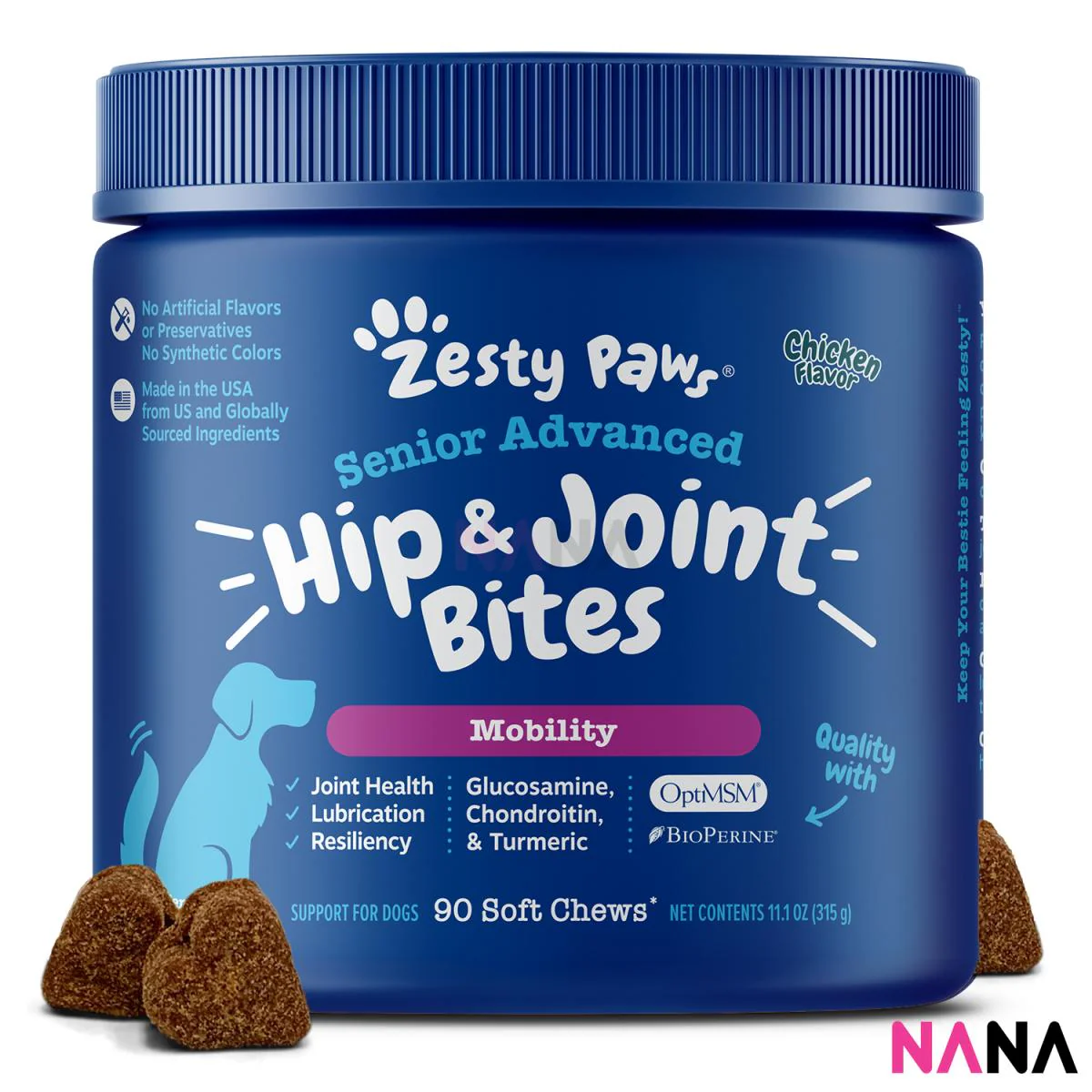 Zesty Paws Premium Quality Cat and Dog Supplements Bites Soft Chews (8-in-1 Multifunctional, Senior Dogs Advanced 11-in-1, Aller-Immune, Probiotic, Calming, Mobility, Omega, Salmon, Cranberry Bladder, Stay Green, Salmon Oil, Hairball & Calming for Cats) - Image 26