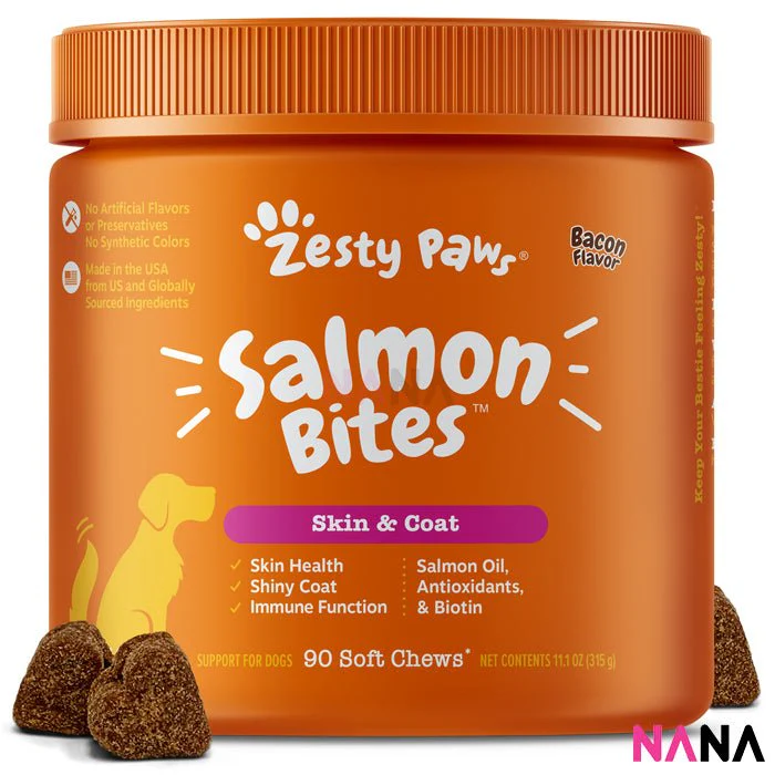 Zesty Paws Premium Quality Cat and Dog Supplements Bites Soft Chews (8-in-1 Multifunctional, Senior Dogs Advanced 11-in-1, Aller-Immune, Probiotic, Calming, Mobility, Omega, Salmon, Cranberry Bladder, Stay Green, Salmon Oil, Hairball & Calming for Cats) - Image 30