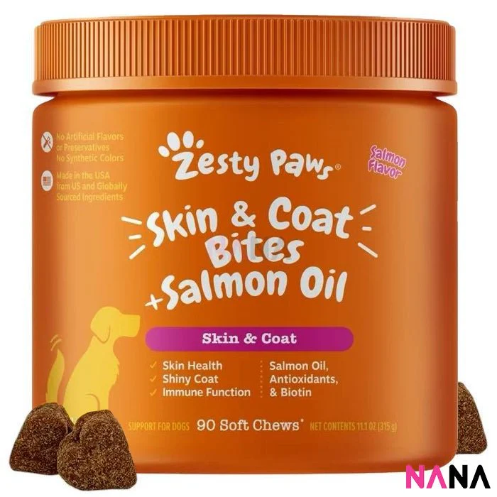 Zesty Paws Premium Quality Cat and Dog Supplements Bites Soft Chews (8-in-1 Multifunctional, Senior Dogs Advanced 11-in-1, Aller-Immune, Probiotic, Calming, Mobility, Omega, Salmon, Cranberry Bladder, Stay Green, Salmon Oil, Hairball & Calming for Cats) - Image 35