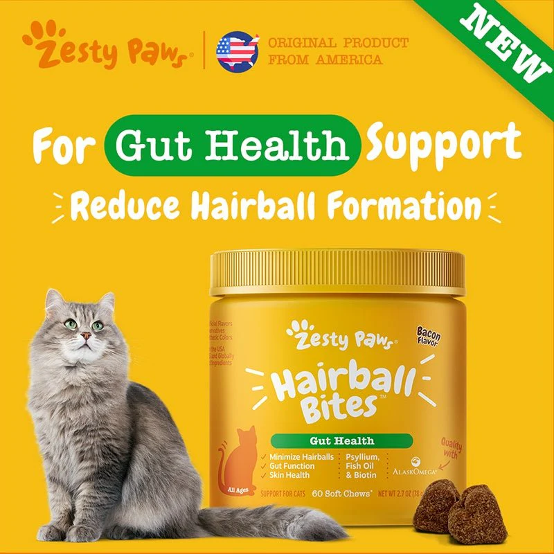 Zesty Paws Premium Quality Cat and Dog Supplements Bites Soft Chews (8-in-1 Multifunctional, Senior Dogs Advanced 11-in-1, Aller-Immune, Probiotic, Calming, Mobility, Omega, Salmon, Cranberry Bladder, Stay Green, Salmon Oil, Hairball & Calming for Cats) - Image 7